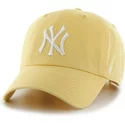 gorra-curva-amarilla-de-new-york-yankees-mlb-clean-up-de-47-brand