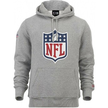Sudadera con capucha gris Pullover Hoodie de NFL de New Era