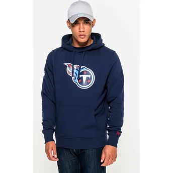 Sudadera con capucha azul Pullover Hoodie de Tennessee Titans NFL de New Era