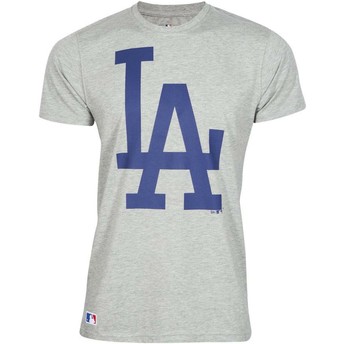 Camiseta de manga corta gris de Los Angeles Dodgers MLB de New Era
