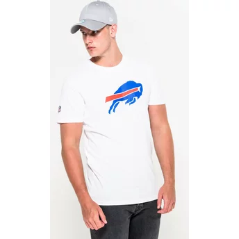 Camiseta de manga corta blanca de Buffalo Bills NFL de New Era