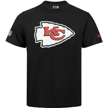 Camiseta de manga corta negra de Kansas City Chiefs NFL de New Era