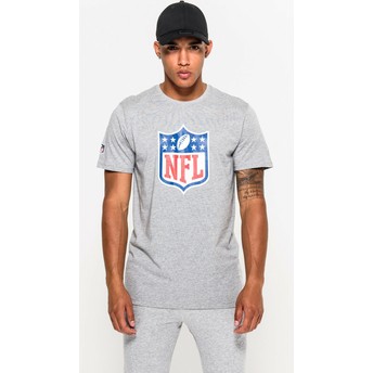 Camiseta de manga corta gris de NFL de New Era