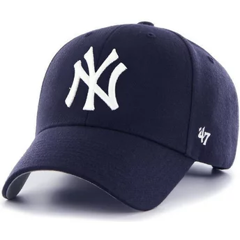 Gorra curva azul marino claro de New York Yankees MLB MVP de 47 Brand