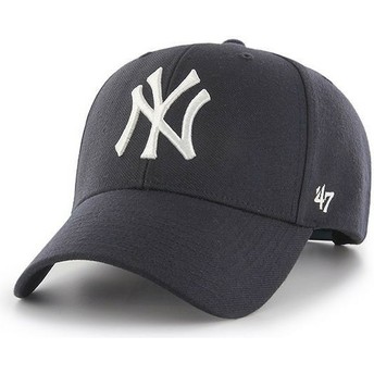 Gorra curva azul marino snapback de New York Yankees MLB MVP de 47 Brand