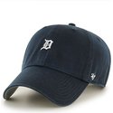 gorra-curva-azul-marino-con-mini-logo-de-detroit-tigers-mlb-clean-up-de-47-brand
