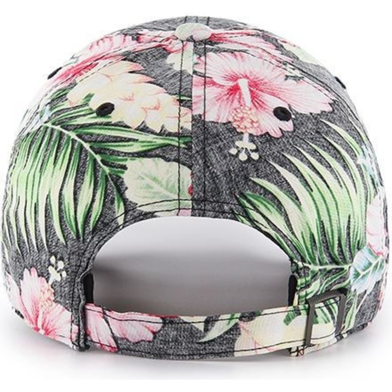 gorra-curva-gris-con-estampado-floral-de-new-york-yankees-mlb-stigma-mini-clean-up-de-47-brand
