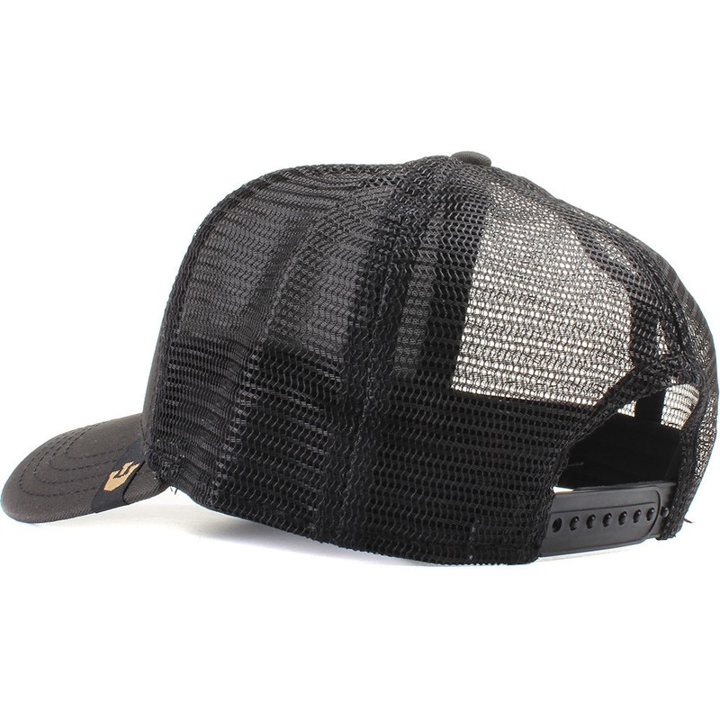 gorra-trucker-negra-perro-bulldog-butch-de-goorin-bros