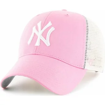 Gorra trucker rosa de New York Yankees MLB de 47 Brand