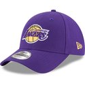 gorra-curva-violeta-ajustable-9forty-the-league-de-los-angeles-lakers-nba-de-new-era