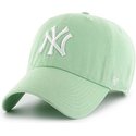 gorra-curva-verde-claro-de-new-york-yankees-mlb-clean-up-de-47-brand