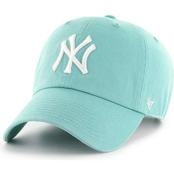 Gorra curva azul luna de New York Yankees MLB Clean Up de 47 Brand