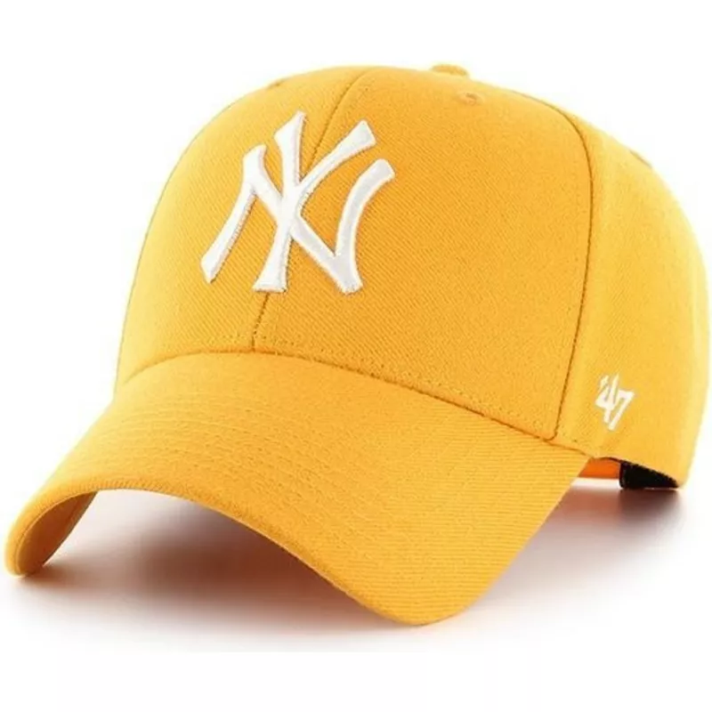gorra-curva-amarilla-oro-snapback-de-new-york-yankees-mlb-mvp-de-47-brand