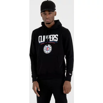 Sudadera con capucha negra Pullover Hoody de Los Angeles Clippers NBA de New Era