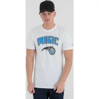 Camiseta de manga corta blanca de Orlando Magic NBA de New Era