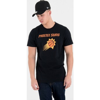 Camiseta de manga corta negra de Phoenix Suns NBA de New Era