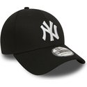 gorra-curva-negra-ajustada-39thirty-classic-de-new-york-yankees-mlb-de-new-era