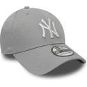 gorra-curva-gris-ajustada-39thirty-classic-de-new-york-yankees-mlb-de-new-era