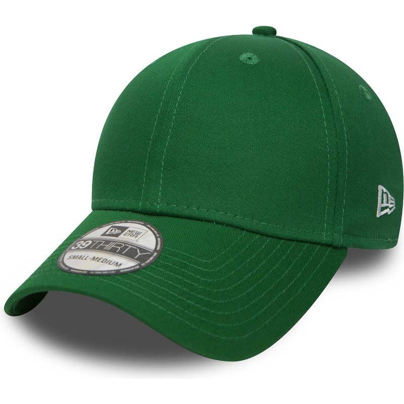gorra-curva-verde-ajustada-39thirty-basic-flag-de-new-era