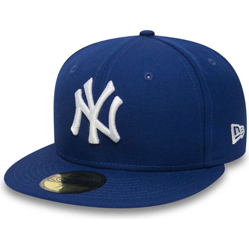 gorra-plana-azul-ajustada-59fifty-essential-de-new-york-yankees-mlb-de-new-era