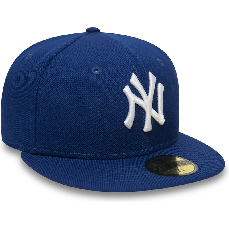 gorra-plana-azul-ajustada-59fifty-essential-de-new-york-yankees-mlb-de-new-era