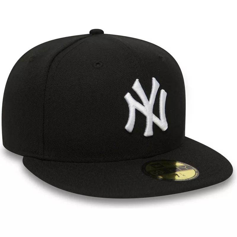 gorra-plana-negra-ajustada-59fifty-essential-de-new-york-yankees-mlb-de-new-era