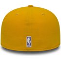 gorra-plana-amarilla-ajustada-59fifty-essential-de-los-angeles-lakers-nba-de-new-era