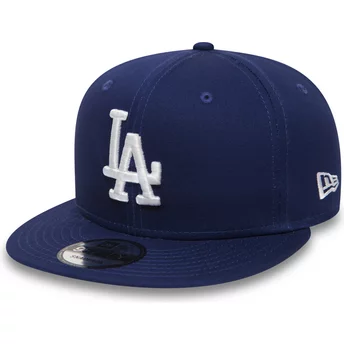 Gorra plana azul ajustable 9FIFTY Essential de Los Angeles Dodgers MLB de New Era