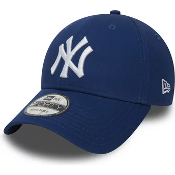 Gorra curva azul ajustable 9FORTY Essential de New York Yankees MLB de New Era