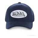 gorra-curva-azul-marino-ajustable-suede8-de-von-dutch