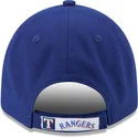 gorra-curva-azul-ajustable-9forty-the-league-de-texas-rangers-mlb-de-new-era