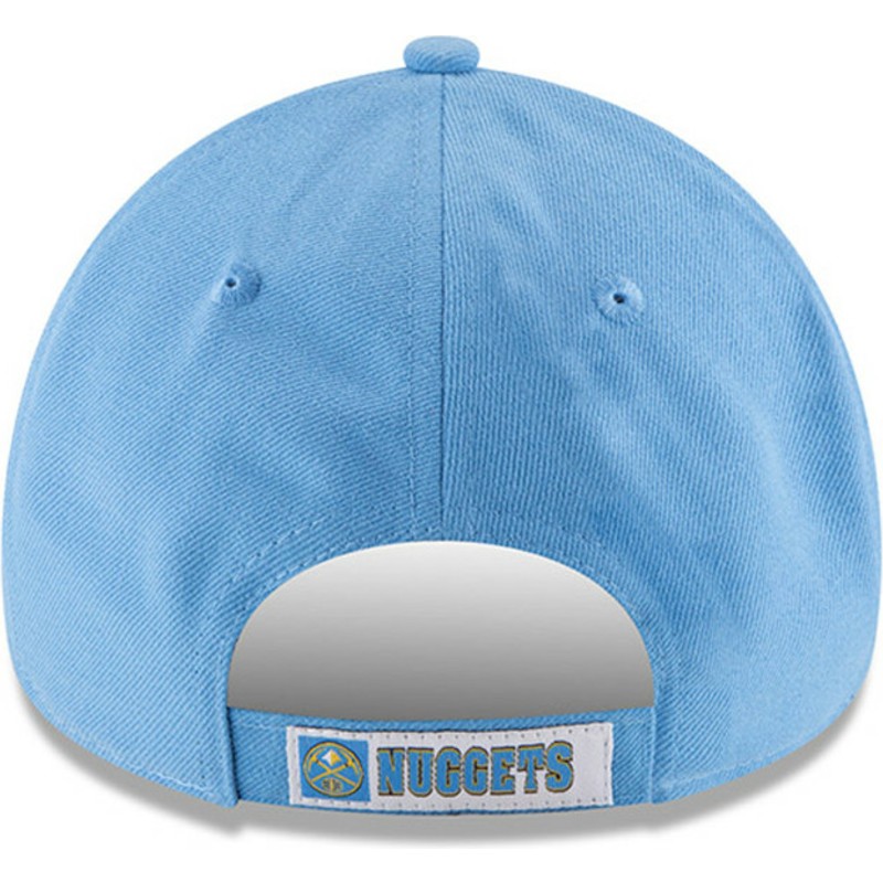 gorra-curva-azul-claro-ajustable-9forty-the-league-de-denver-nuggets-nba-de-new-era