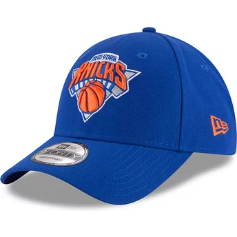 Gorra curva azul ajustable 9FORTY The League de New York Knicks NBA de New Era