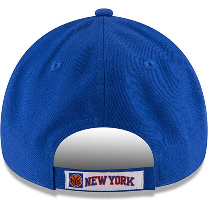 gorra-curva-azul-ajustable-9forty-the-league-de-new-york-knicks-nba-de-new-era