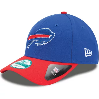 Gorra curva azul y roja ajustable 9FORTY The League de Buffalo Bills NFL de New Era