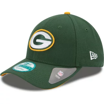Gorra curva verde ajustable 9FORTY The League de Green Bay Packers NFL de New Era