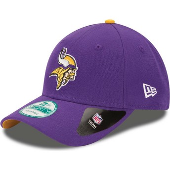 Gorra curva violeta ajustable 9FORTY The League de Minnesota Vikings NFL de New Era