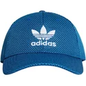 gorra-curva-azul-con-logo-blanco-trefoil-primeknit-de-adidas