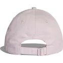 gorra-curva-rosa-claro-ajustable-trefoil-classic-de-adidas