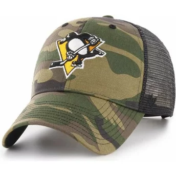 Gorra trucker camuflaje de Pittsburgh Penguins NHL MVP Branson de 47 Brand