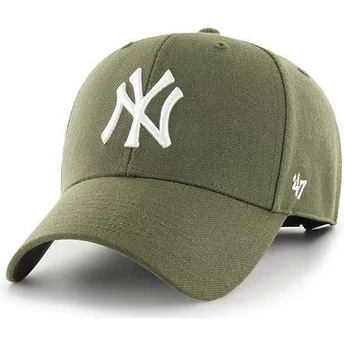 Gorra curva marrón de New York Yankees MLB MVP de 47 Brand