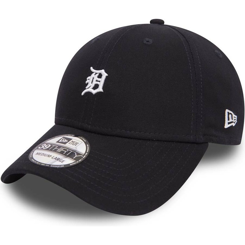 gorra-curva-negra-ajustada-39thirty-mini-logo-de-detroit-tigers-mlb-de-new-era