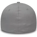 gorra-curva-gris-ajustada-con-logo-oro-39thirty-essential-de-los-angeles-dodgers-mlb-de-new-era