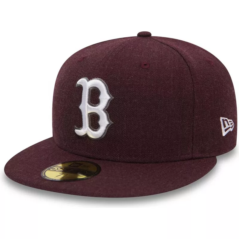 Gorra plana negra ajustada 59FIFTY Essential de Atlanta Braves MLB de New  Era