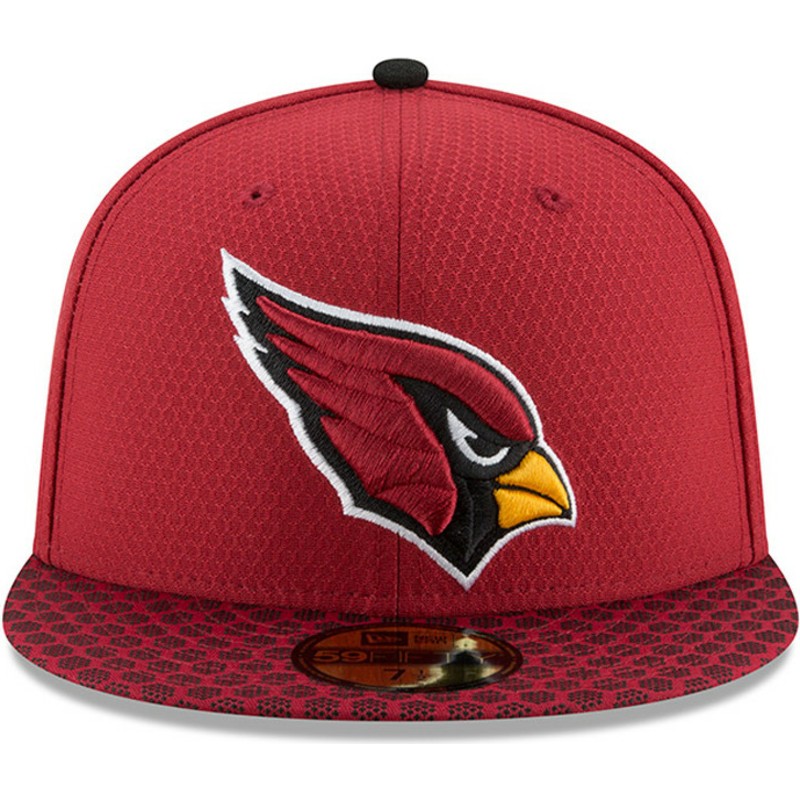 gorra-plana-roja-ajustada-59fifty-sideline-de-arizona-cardinals-nfl-de-new-era