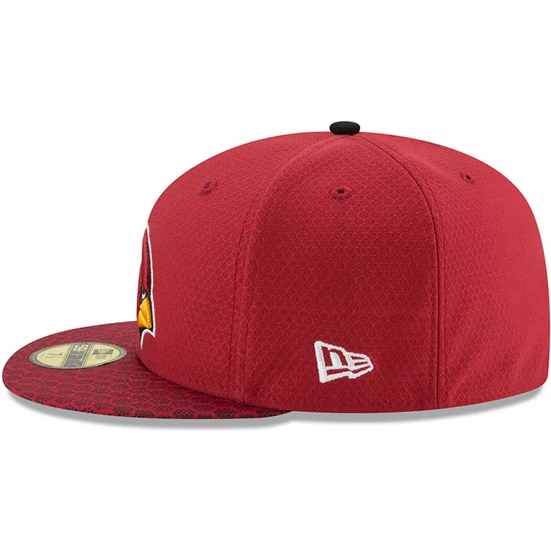 gorra-plana-roja-ajustada-59fifty-sideline-de-arizona-cardinals-nfl-de-new-era