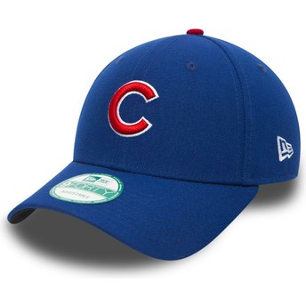 Gorra curva negra ajustable 9FORTY The League de Chicago Cubs MLB de New Era