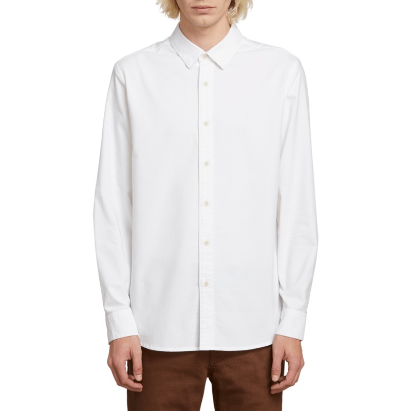 camisa-manga-larga-blanca-oxford-stretch-white-de-volcom