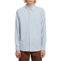 camisa-manga-larga-azul-oxford-stretch-wrecked-indigo-de-volcom