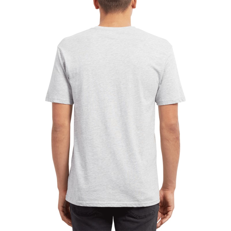 camiseta-manga-corta-gris-con-logo-negro-crisp-euro-heather-grey-de-volcom